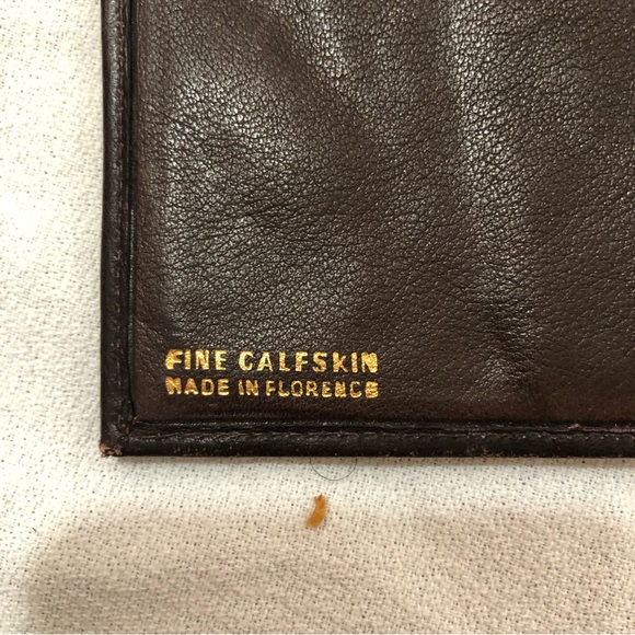 Fine Calfskin Boho  dark brown wallet - Picture 6 of 13